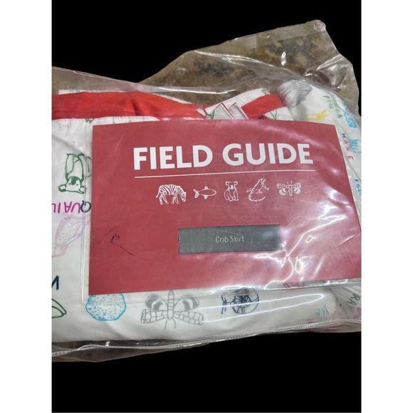 The Land of Nod Other - Field Guide Crib Skirt The Land of Nod